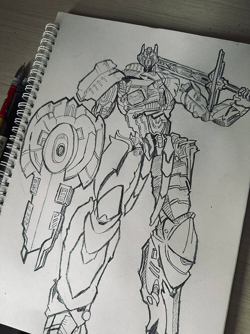 变形金刚手绘
