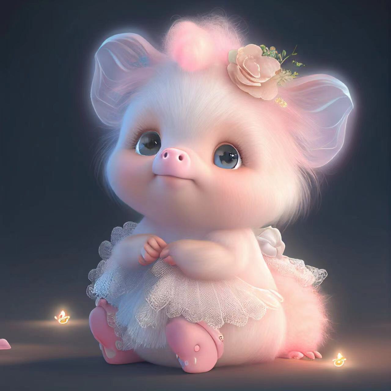 十二生肖之baby猪 小猪猪太可爱了哇,粉粉嫩嫩,看看有没有你喜欢的