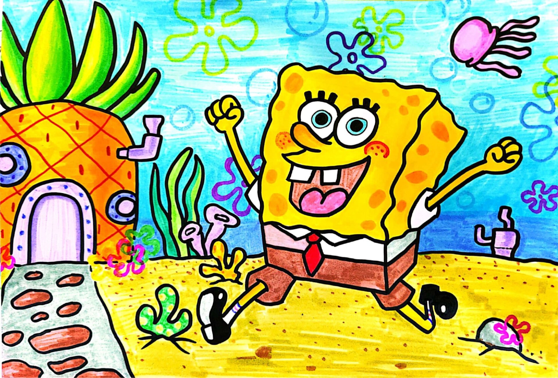 海绵宝宝/丹尼索儿童画8/100