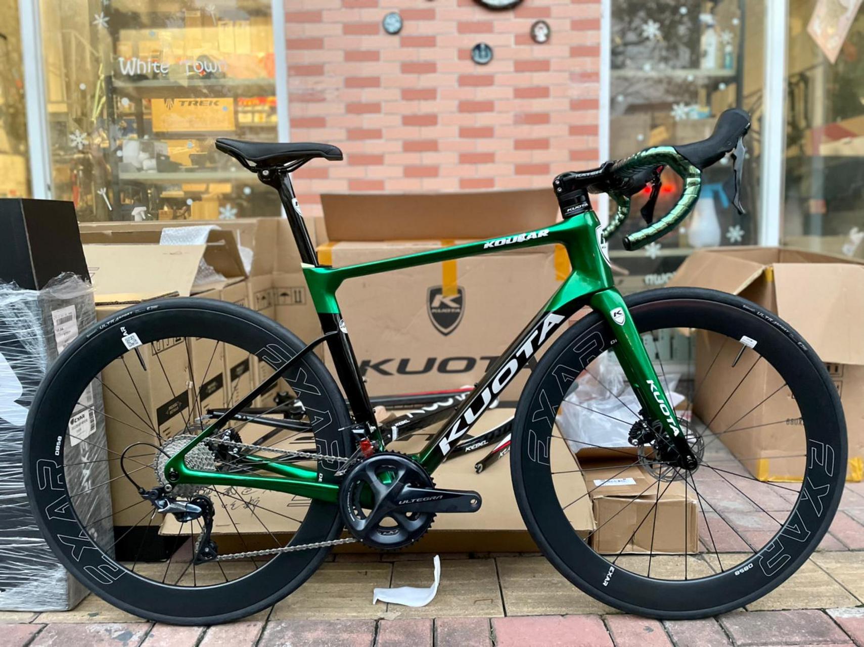 迈金碳轮  kuota kougar 意大利 正品库塔 顶级全内走碟刹公路车架 含
