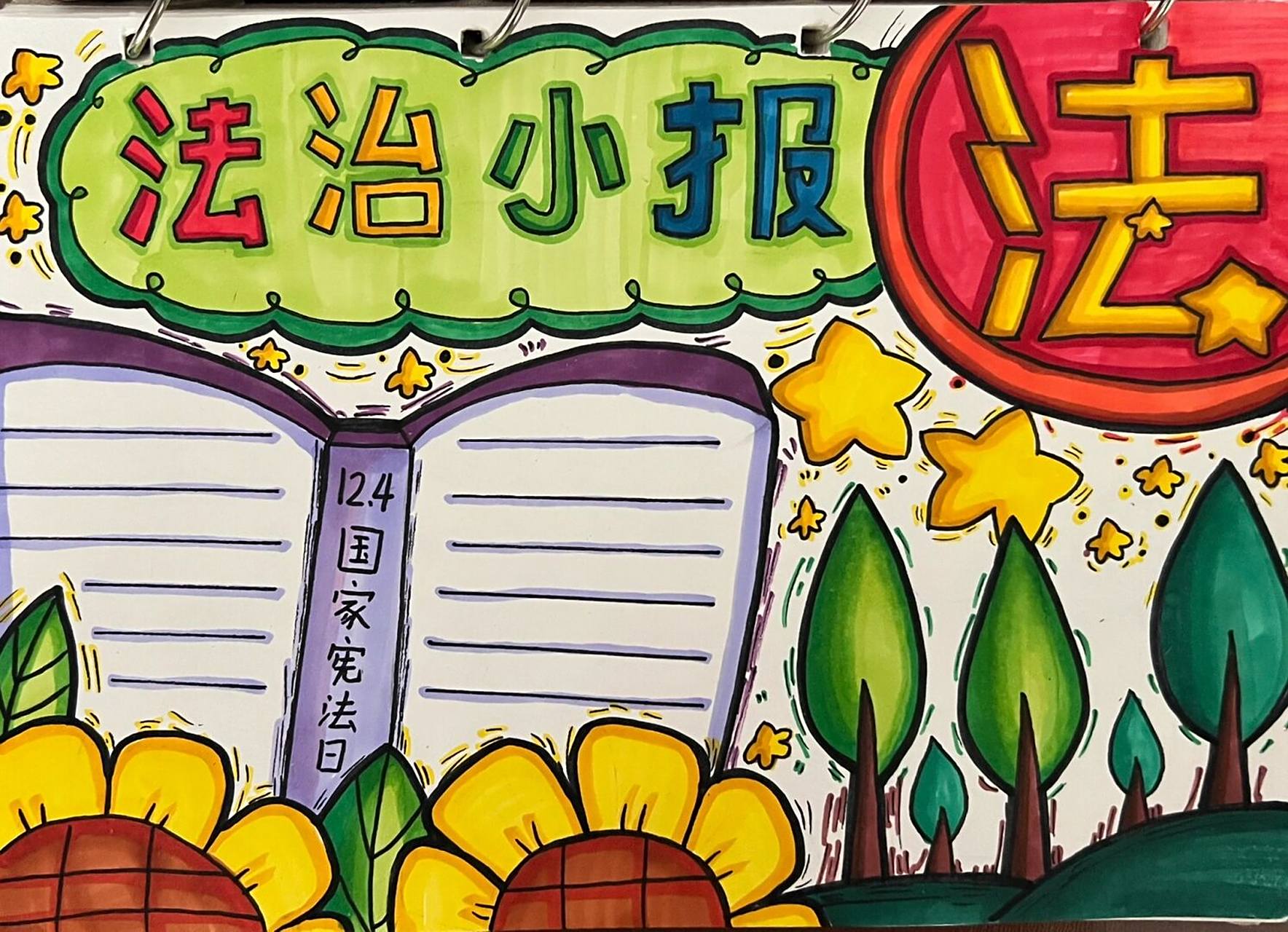 法治 宪法日 手抄报 #道德与法治# #法治小报#