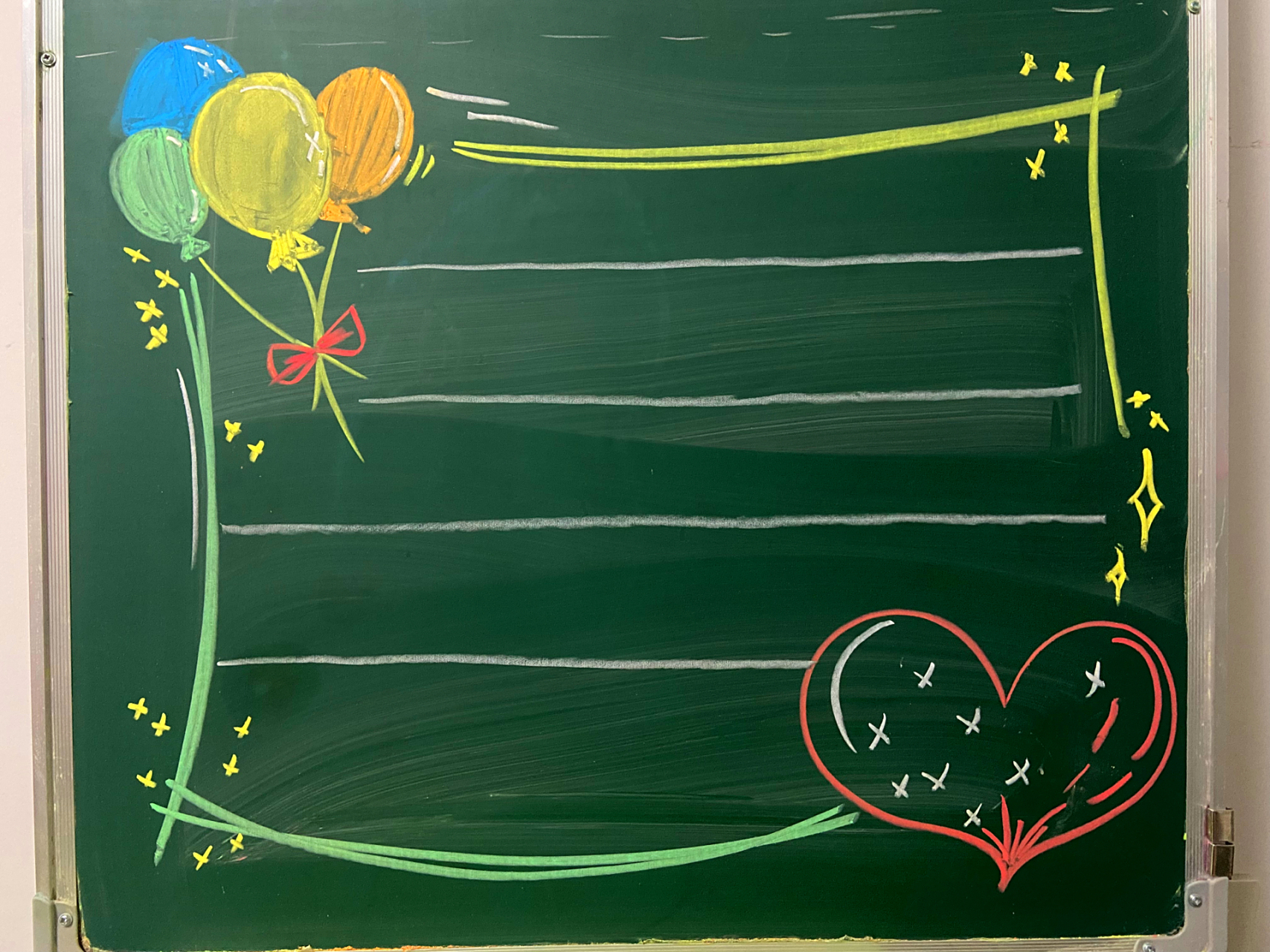 黑板报|粉笔画61一些简单边框 黑板报|粉笔画61一些简单边框