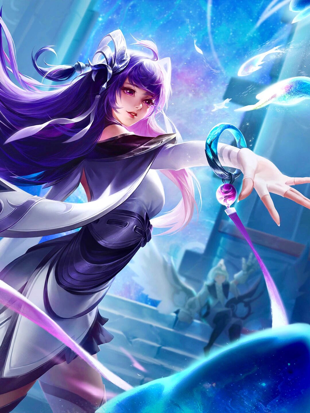 西施壁纸 :少女怎么会拒绝闪耀的宝物呢.