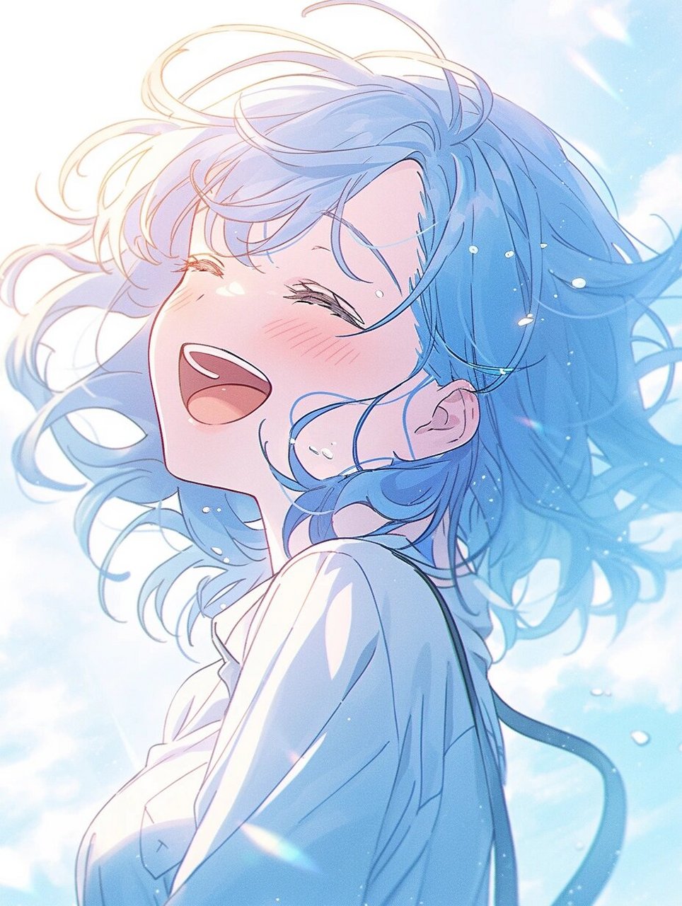 治愈系女生微笑头像