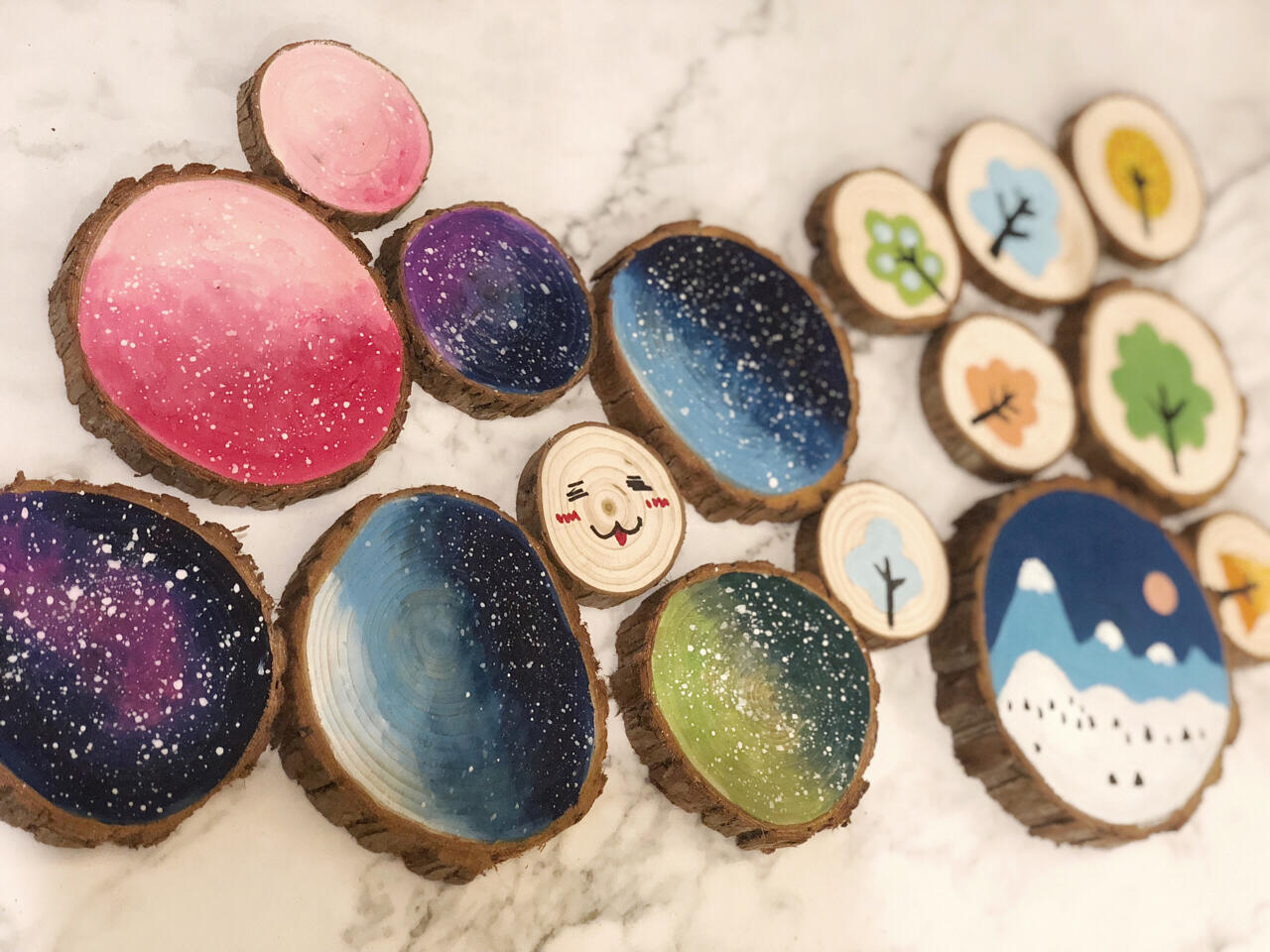 五分钟速成木片创意画#就爱diy#木片画 #我爱画画# 今天分享一下超