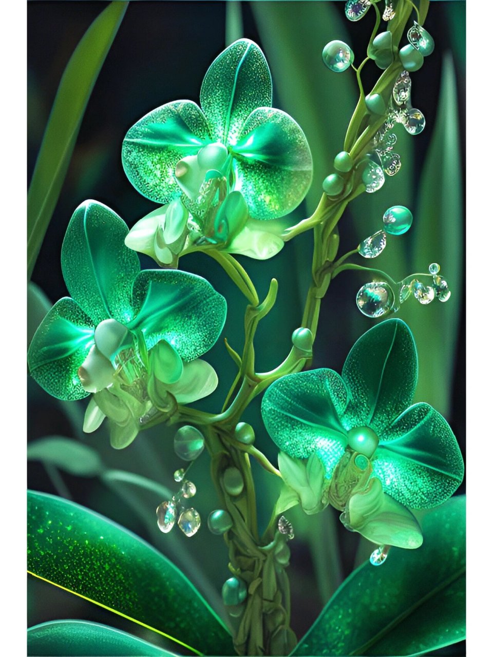 邀你一起欣赏水晶兰花.