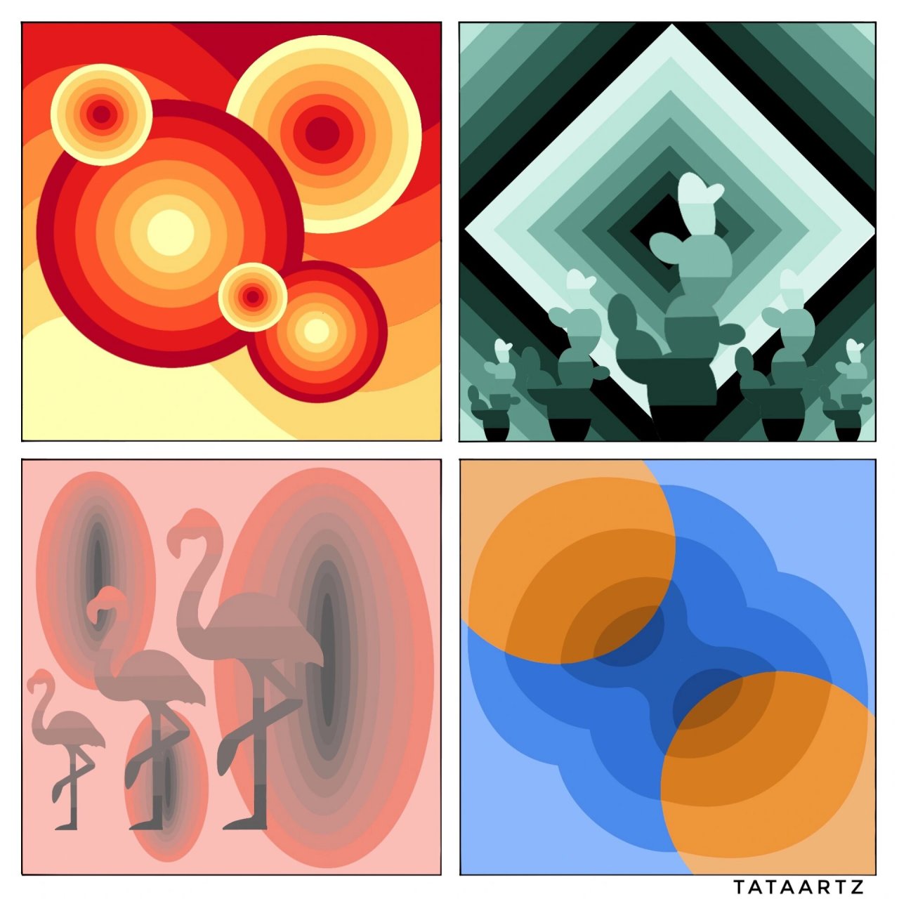 色彩构成(春夏秋冬) 2. 色彩对比(明度对比) 3.