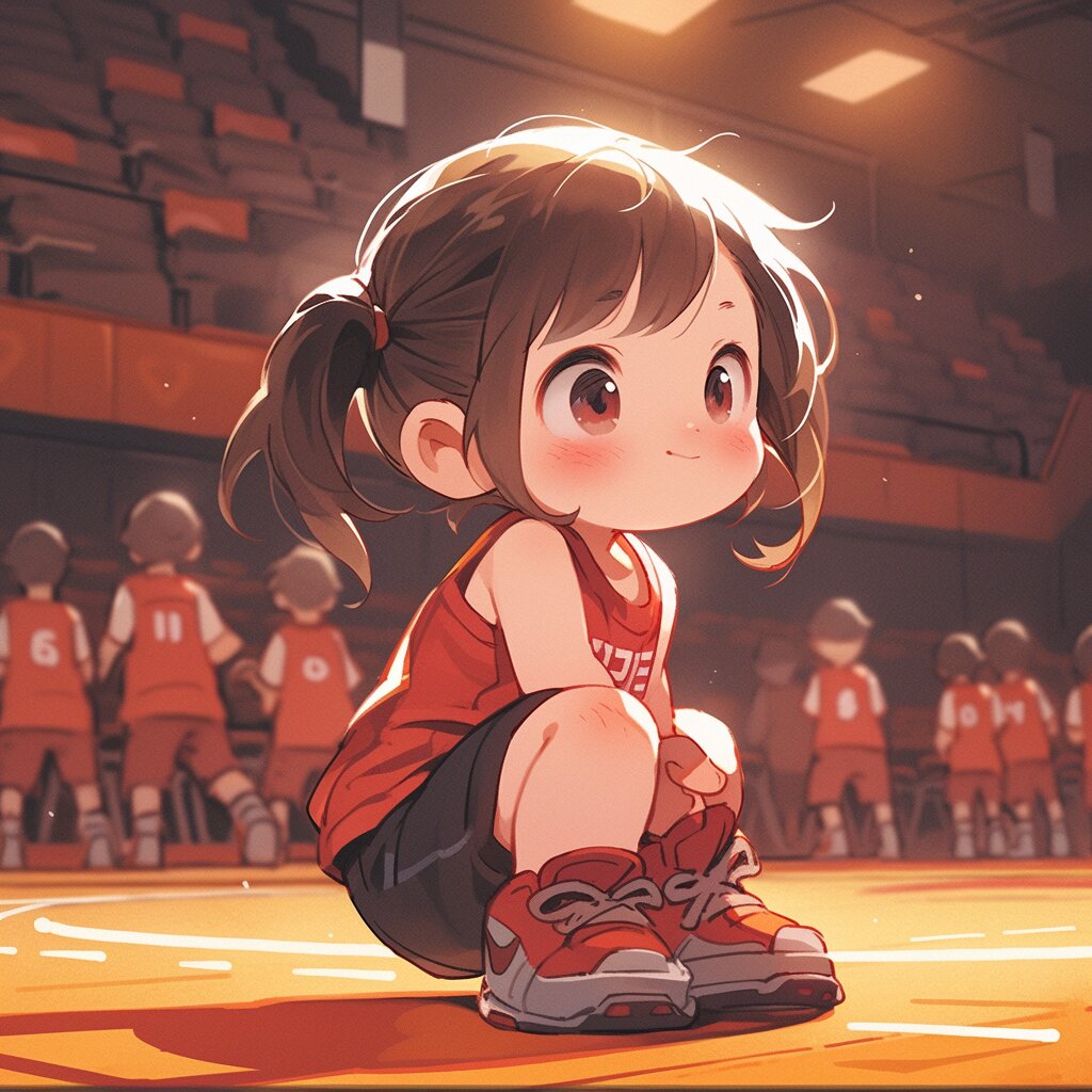 头像-热爱运动的我在打篮球和乒乓球