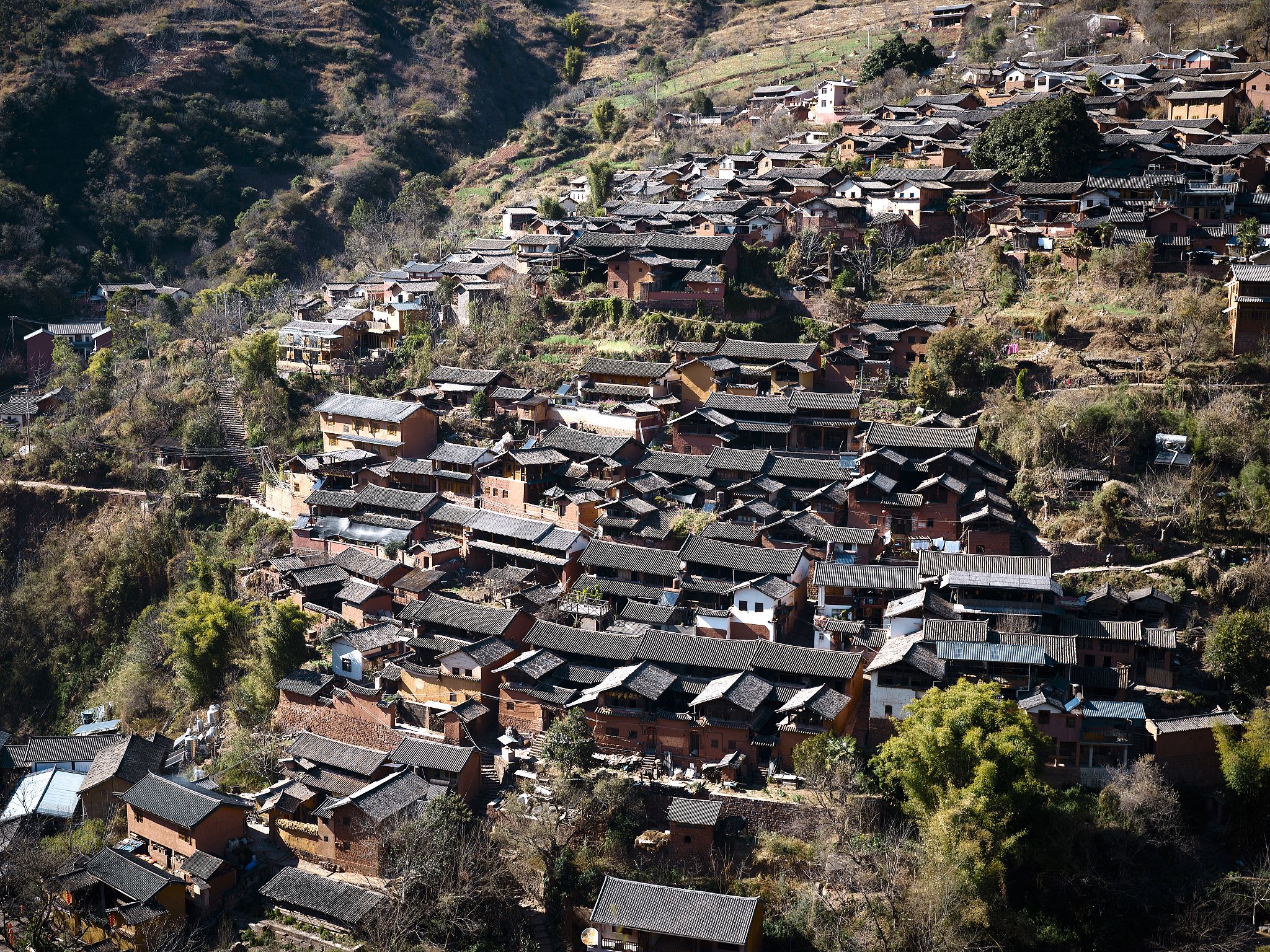 云南民族村白族村图片图片