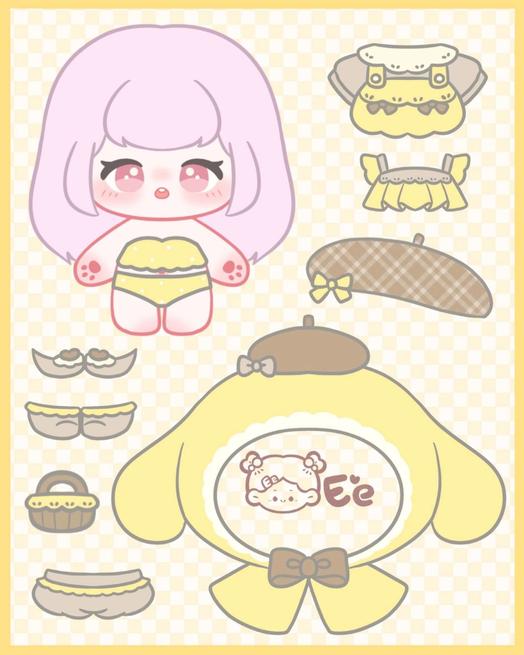 棉花娃娃换装之布丁狗