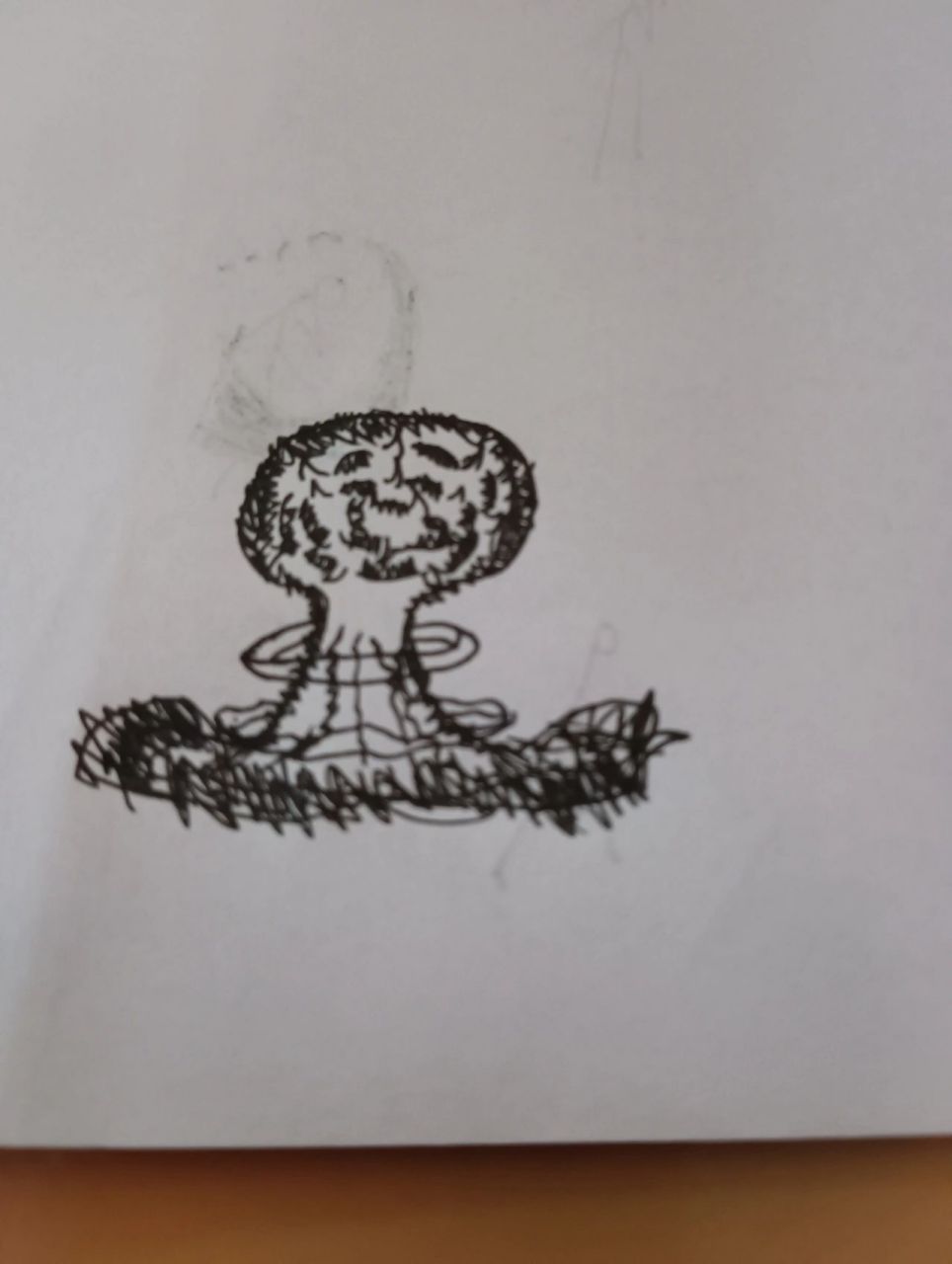 教你10秒画出一朵精致的蘑菇云