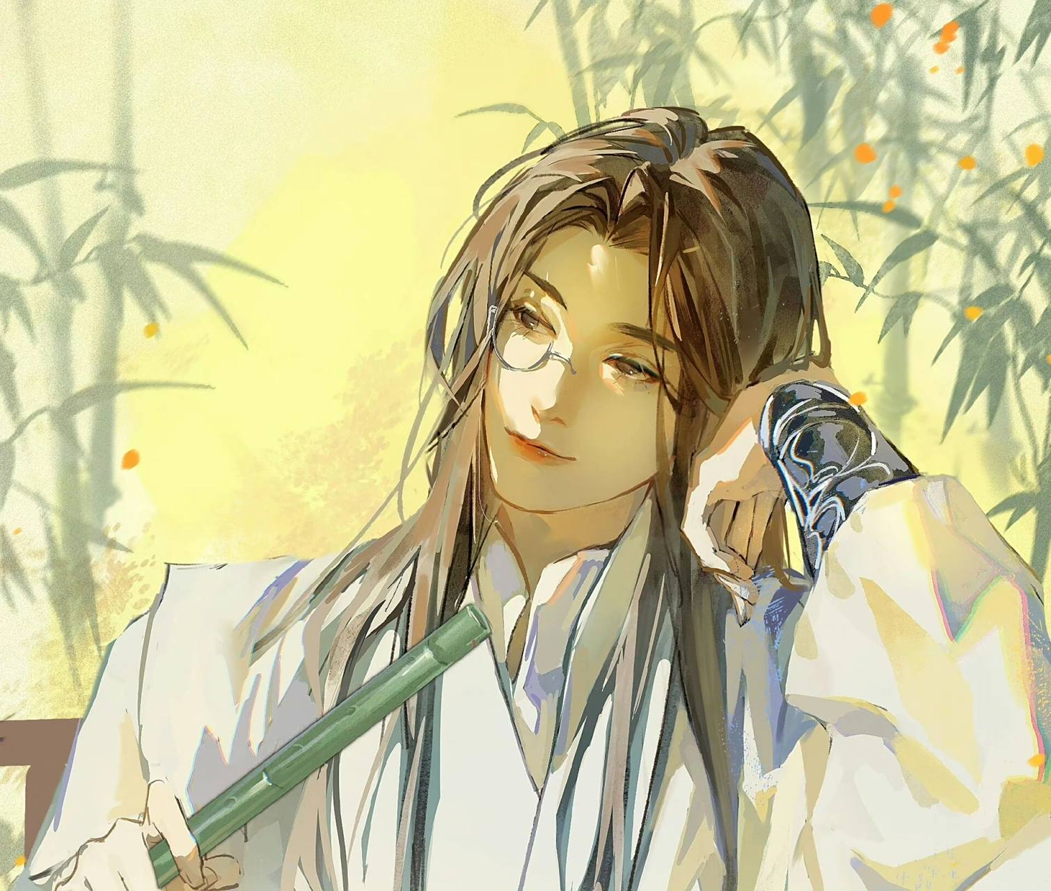 "心肝宝贝要听曲吗" 之前画的顾昀生贺图