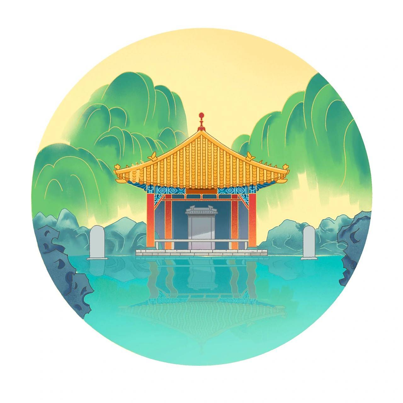 什么不会画什么| 济南趵突泉 左滑有过程 这幅画的比较纠结,不过画完