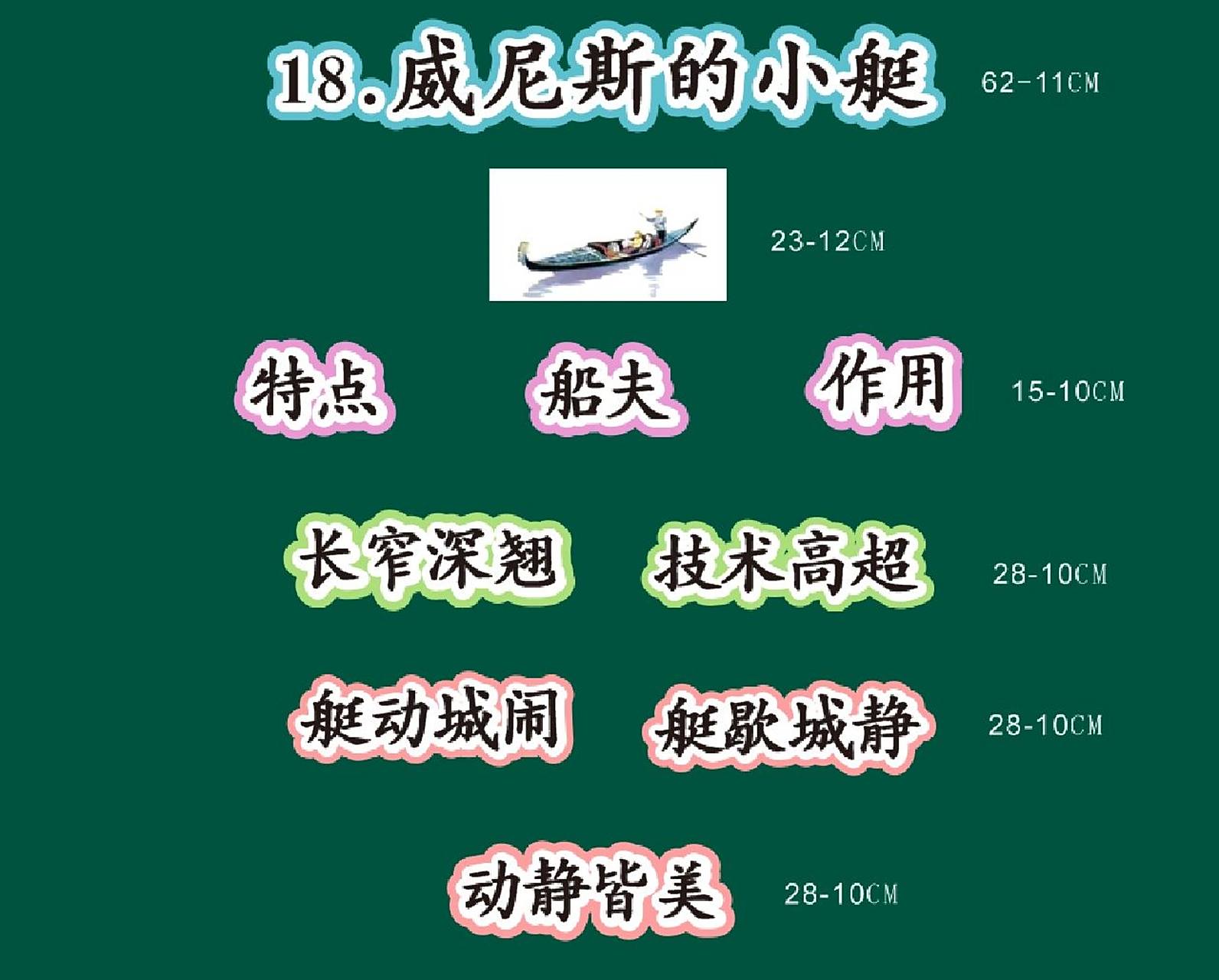 五年级下册语文威尼斯的小艇板书设计可分享