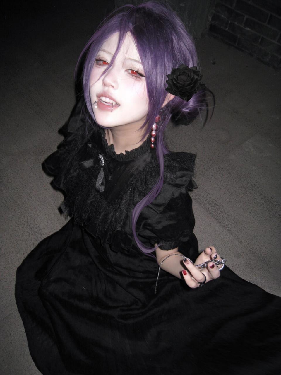 哥特风# #修女# #穿搭##暗黑