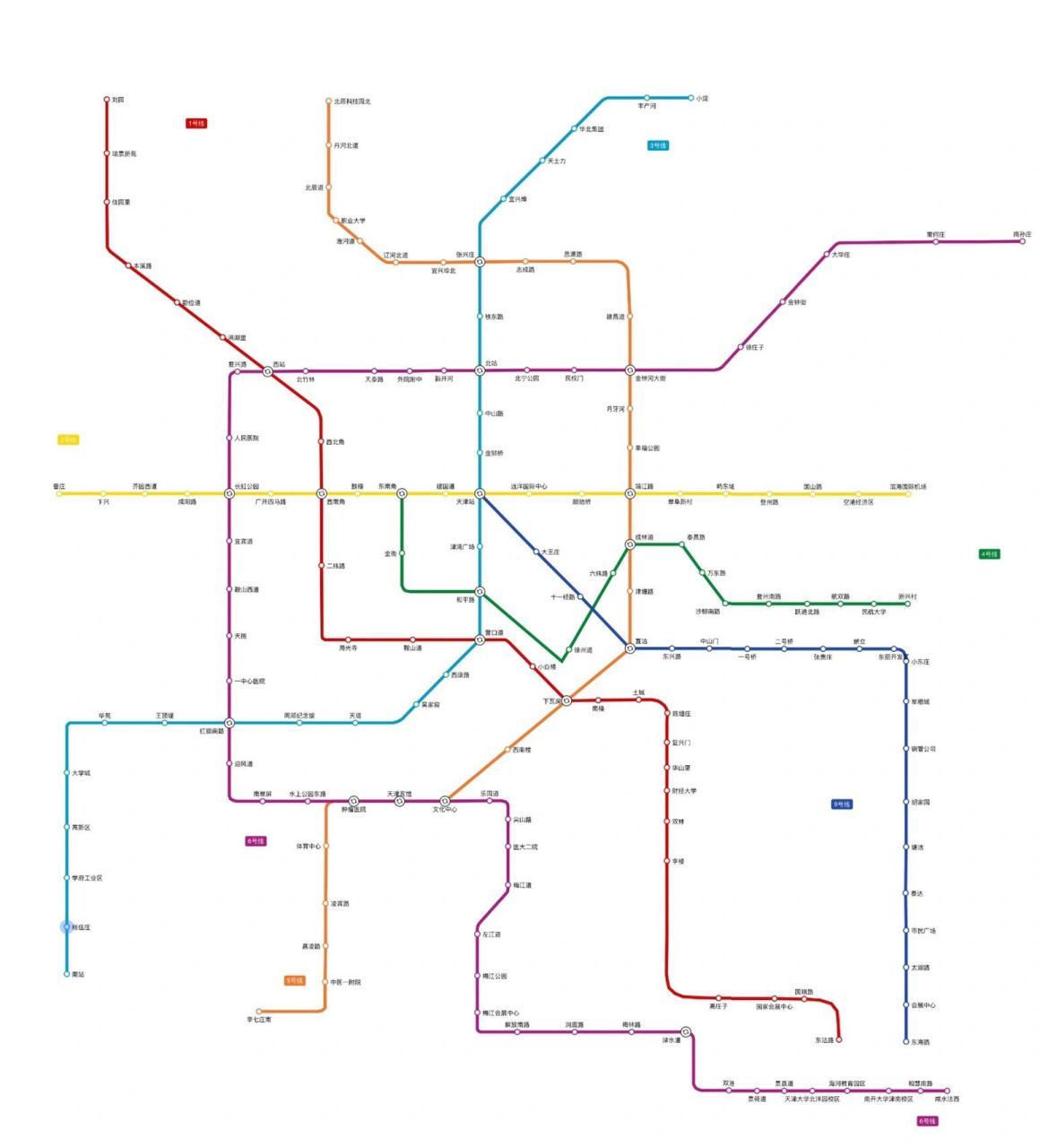 2030天津地铁规划图图片