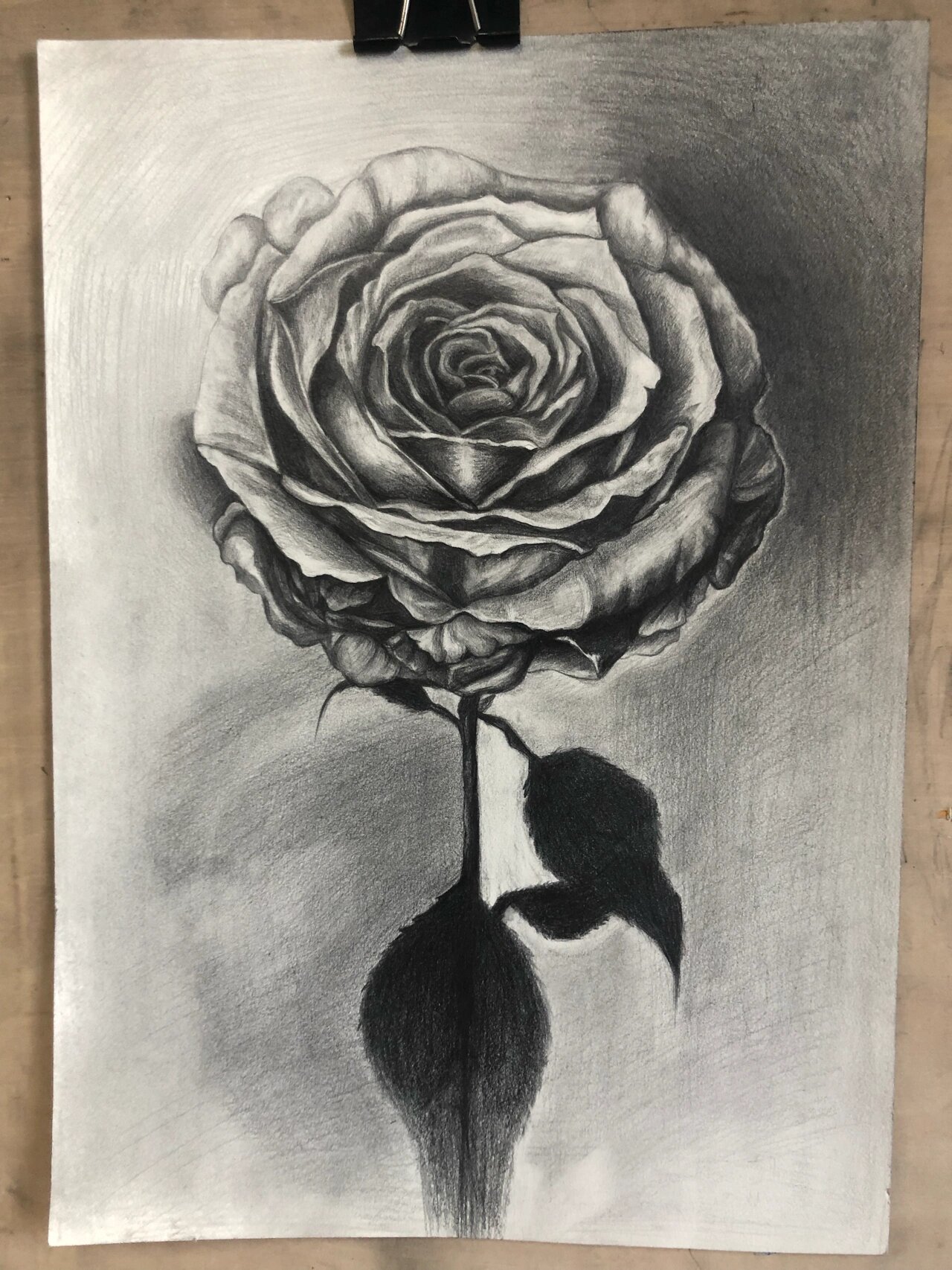 8k素描临摹 大二的时候,突发奇想想学画画,在学校附近找了一间画室每