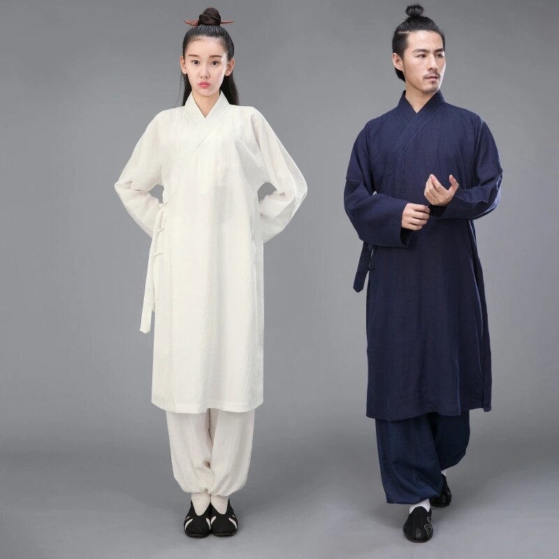 道教斜襟中袍,仙风道骨