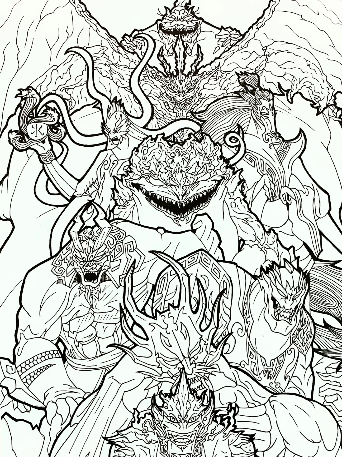 八大恶魔全家福
