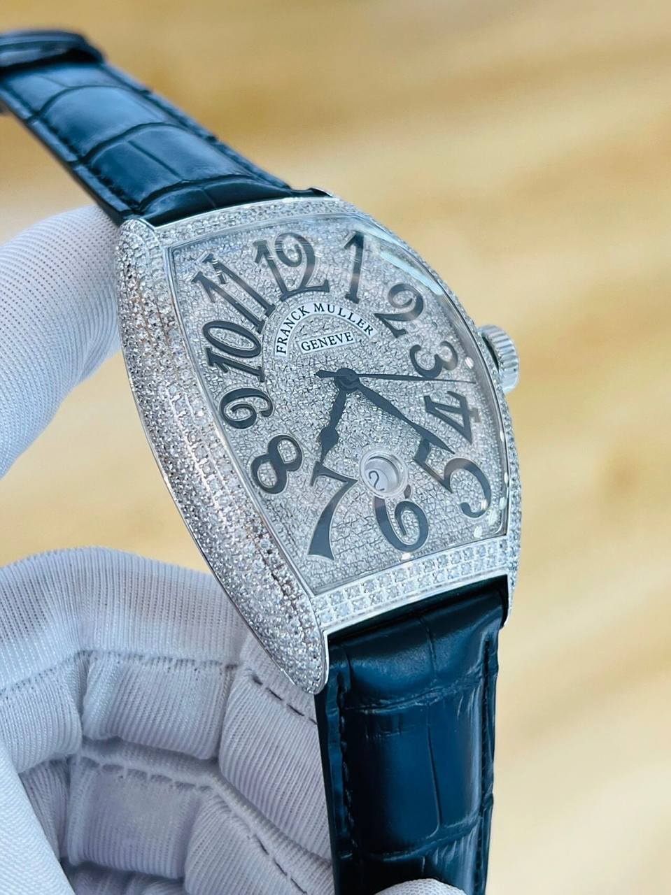 法穆兰   #全套法兰克穆勒casablanca系列后镶满钻自动机械男表,型号