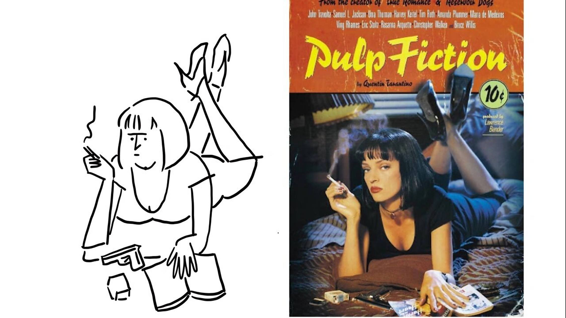 低俗小说极简海报