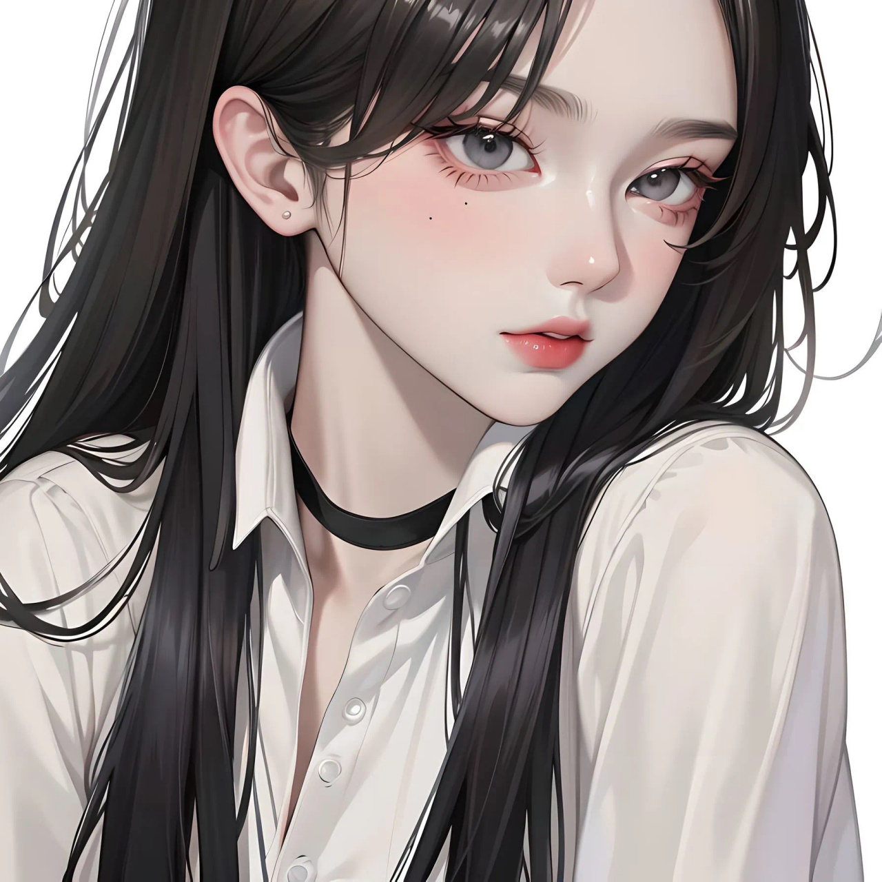 ai头像|黑发御姐