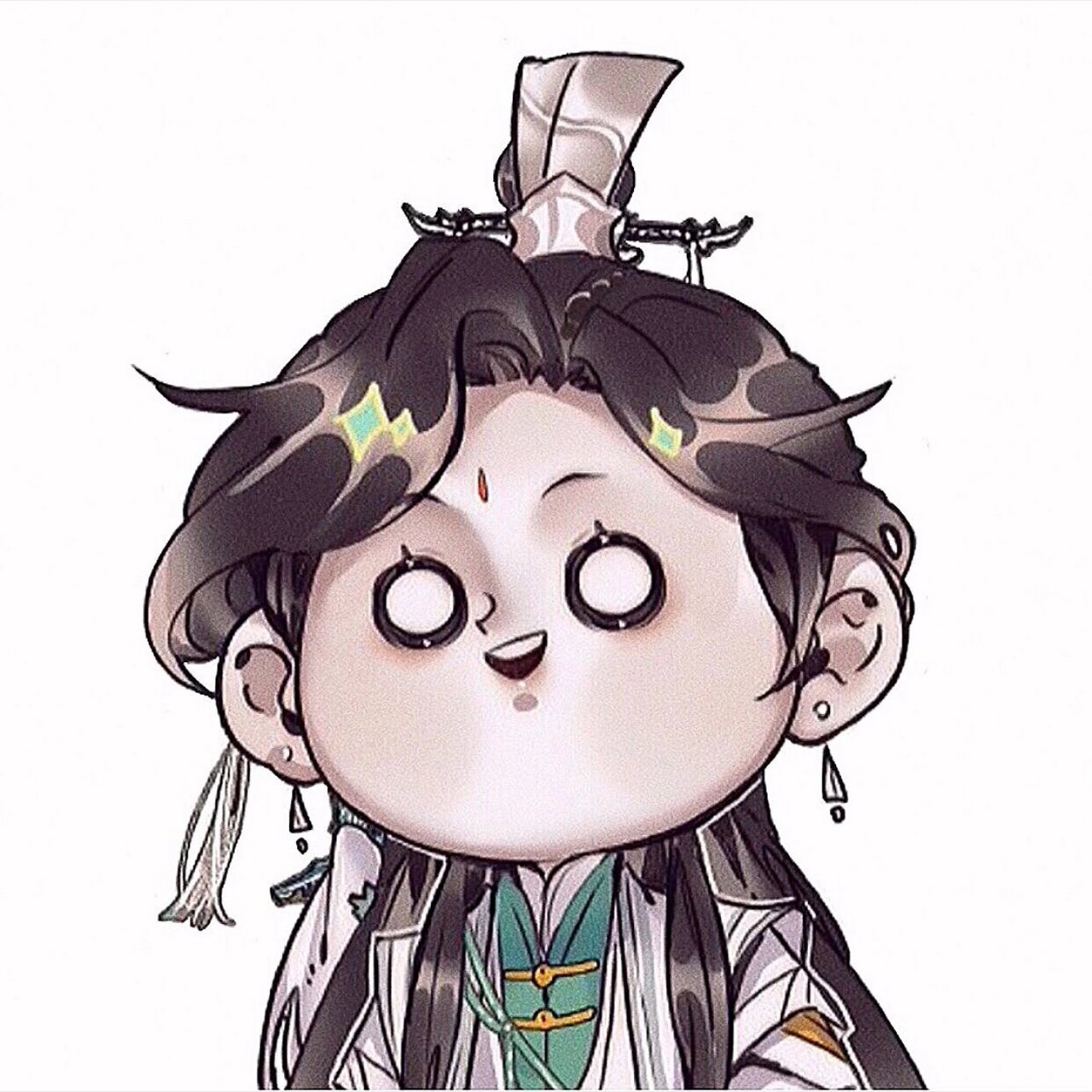 风师娘娘头像合集 98上图取自bilibili漫画98 图是自己抠的,截屏