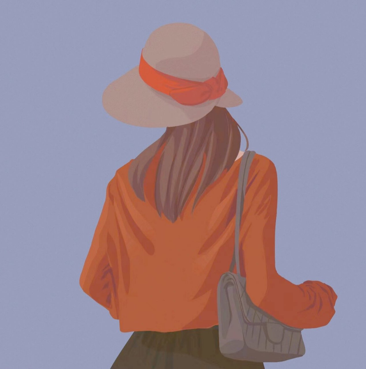 女生头像帽子侧脸背影 别在最好的年纪,辜负最好的自己