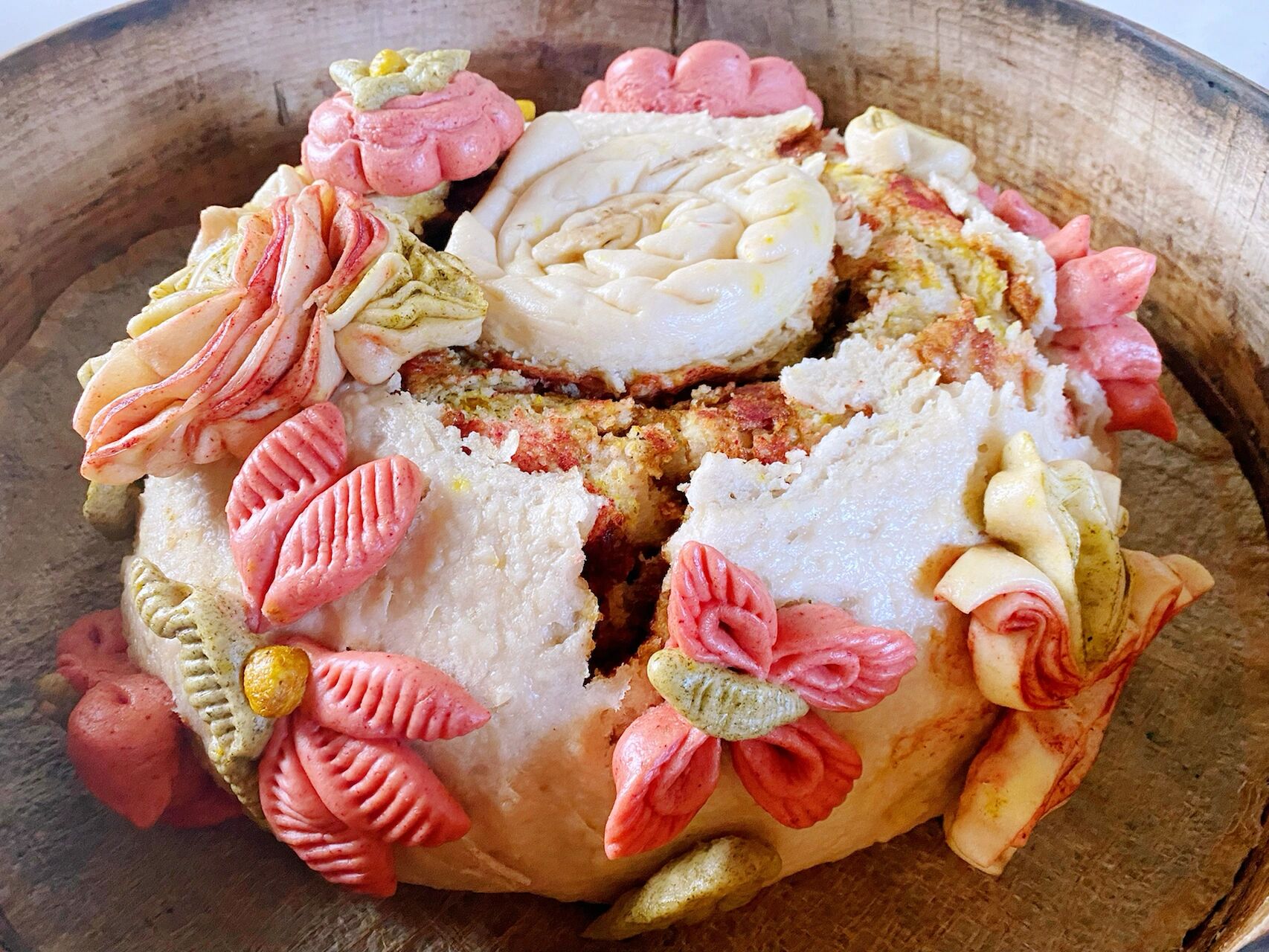 忙活了一个中午73 青海月饼～大馍馍～今年做的甜口的!