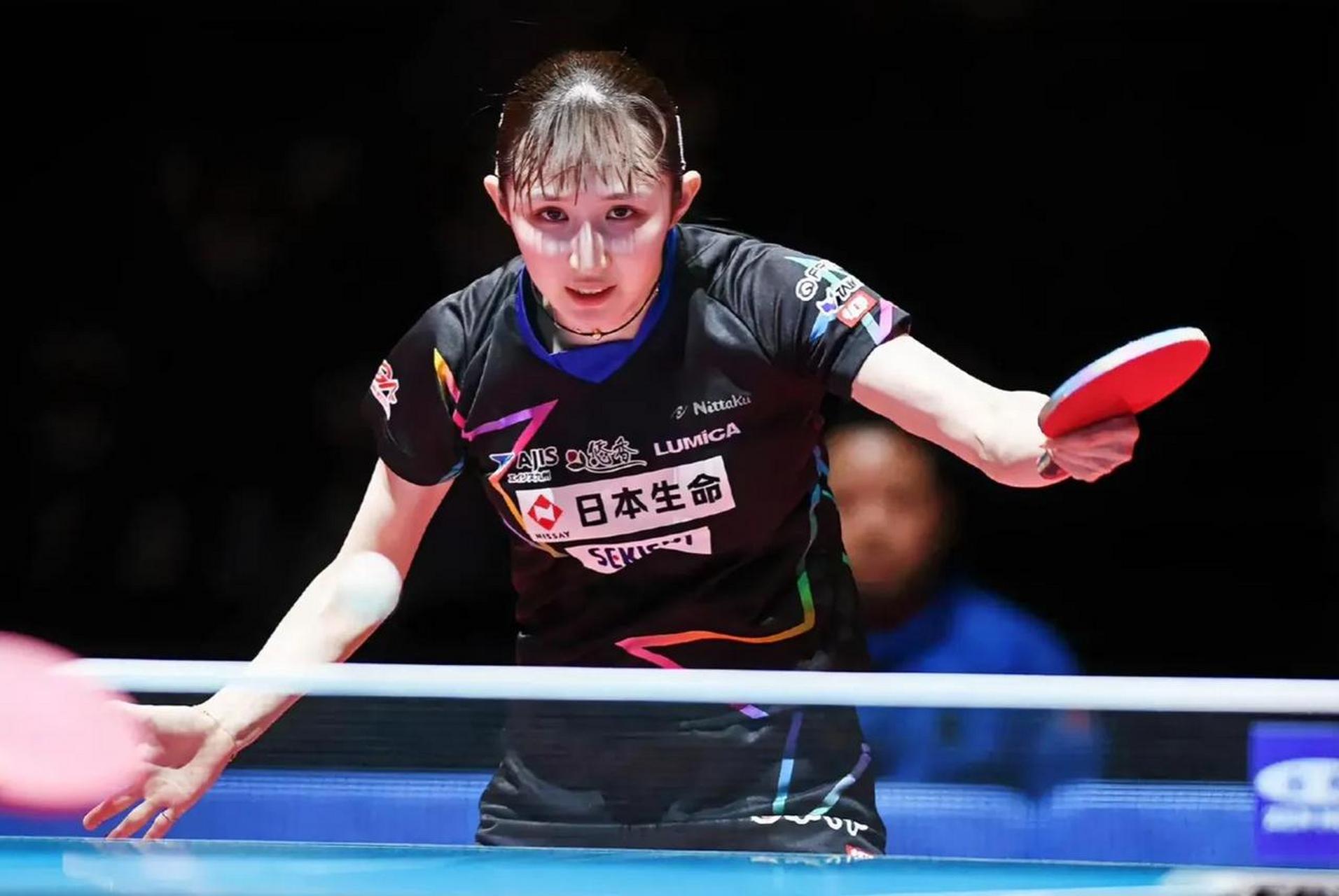 日乒巴黎奥运会选拔赛 女单决赛,早田希娜4-2战胜张本美和.