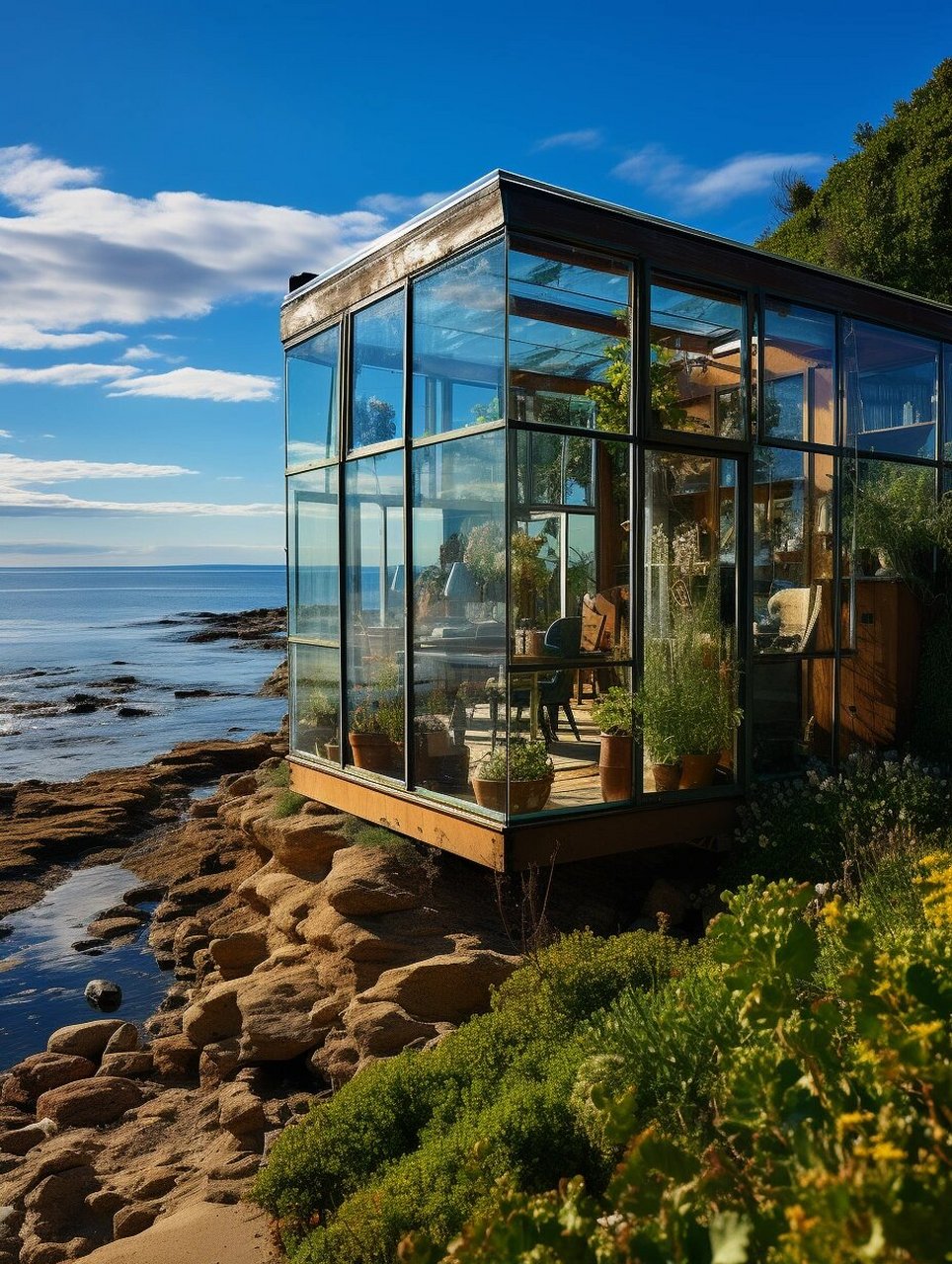 沿海玻璃小屋的绝美风景 今天我要向大家推荐一座让人心驰神往的沿海