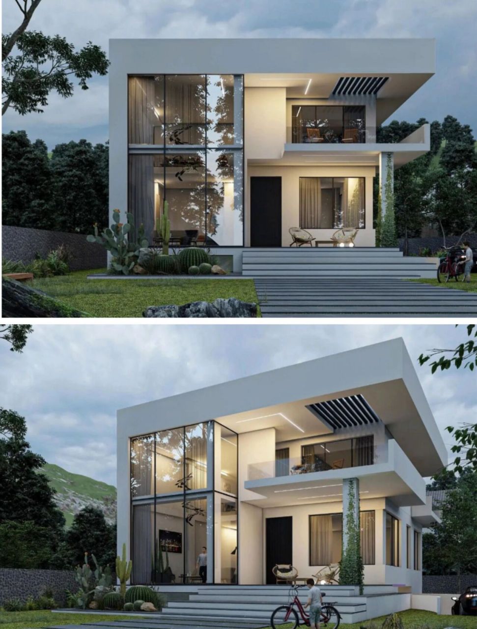 两层极简现代风格农村自建别墅 01如有自建房需求,欢迎沟通交流