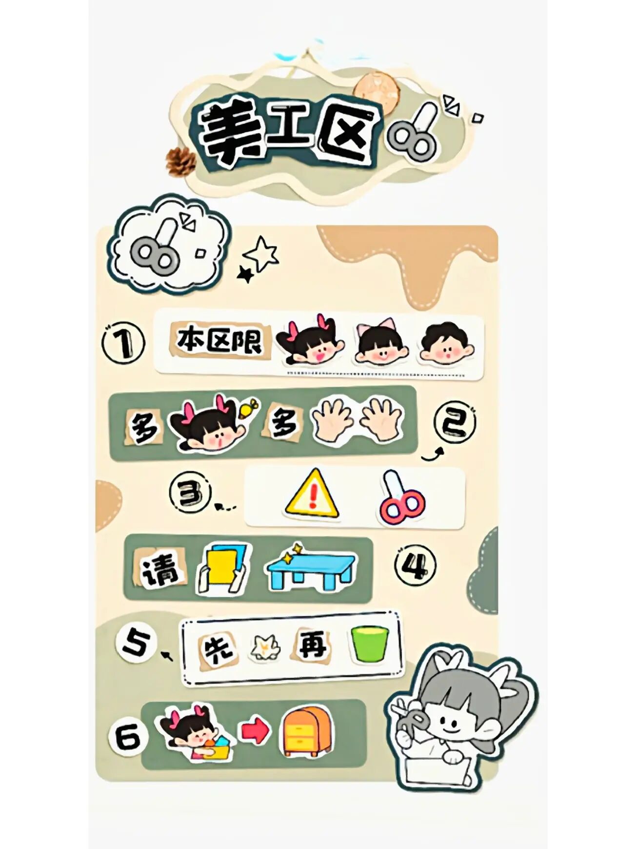 幼儿园区域规则