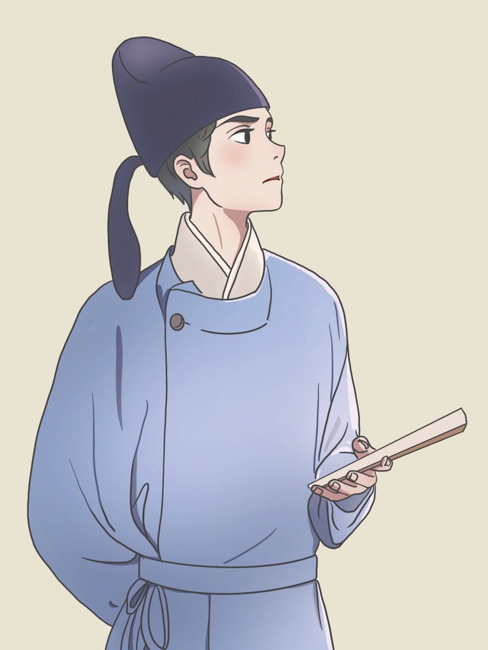 绘画日常|书生卡通形象