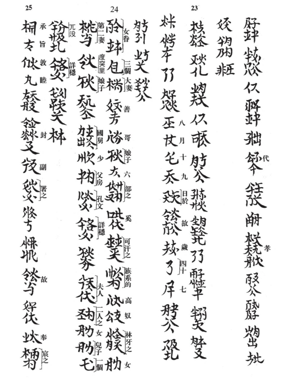 文字的魅力(82)契丹小字:耶律副部署墓1 契丹小字:《耶律副部署墓志铭