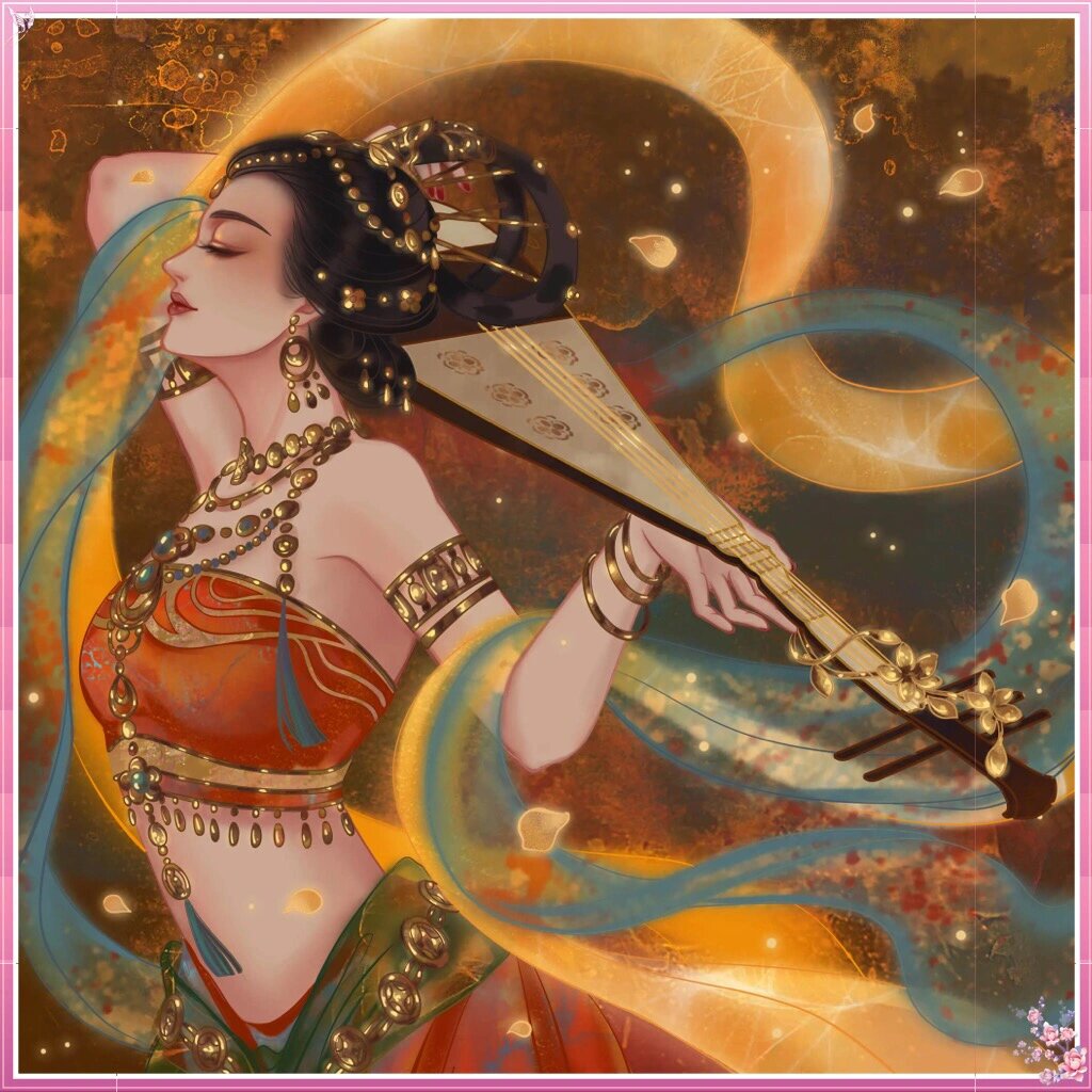 敦煌飞天系列的头像来了!