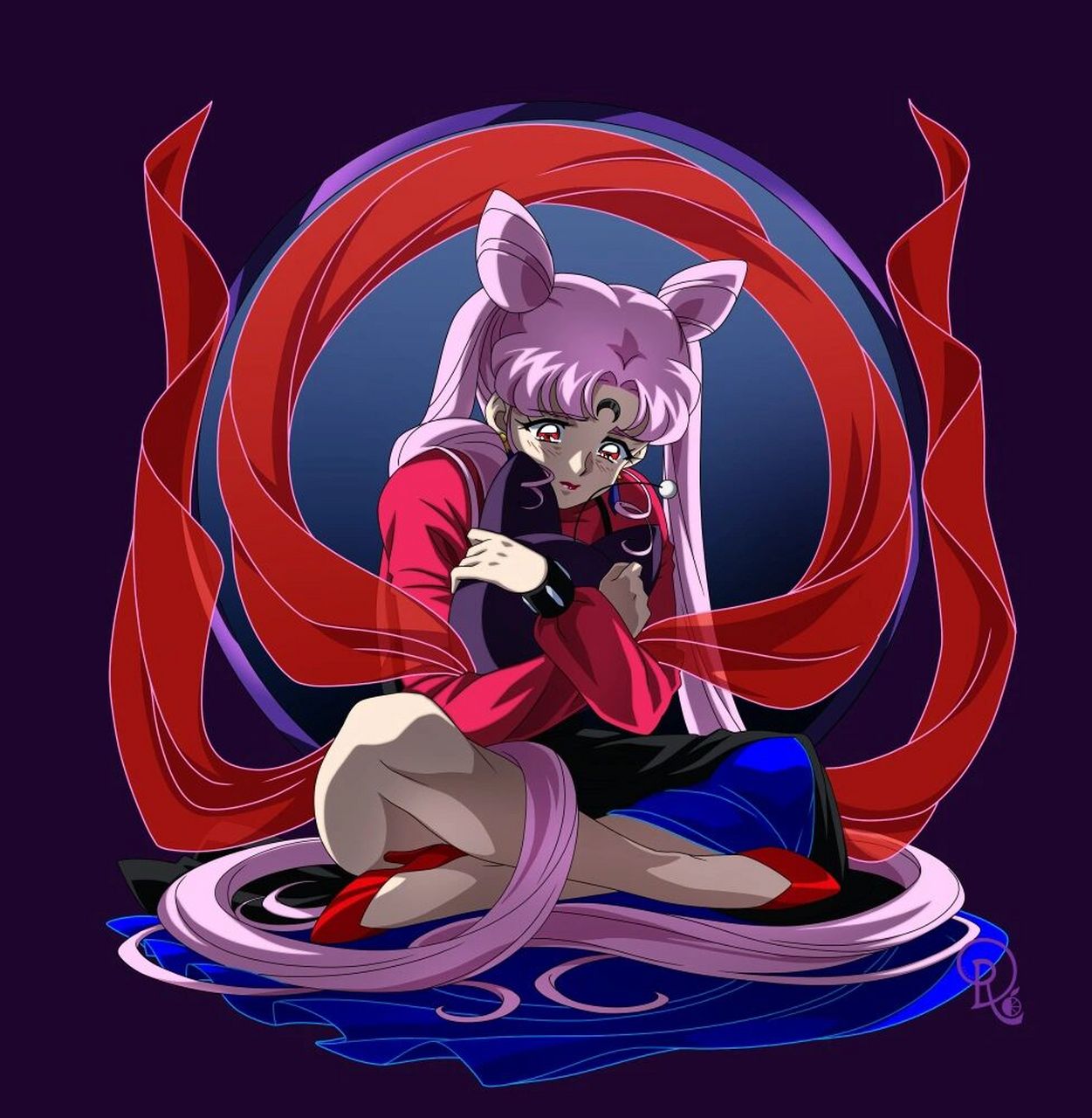 黑化小小兔 blacklady 头像 美少女战士93