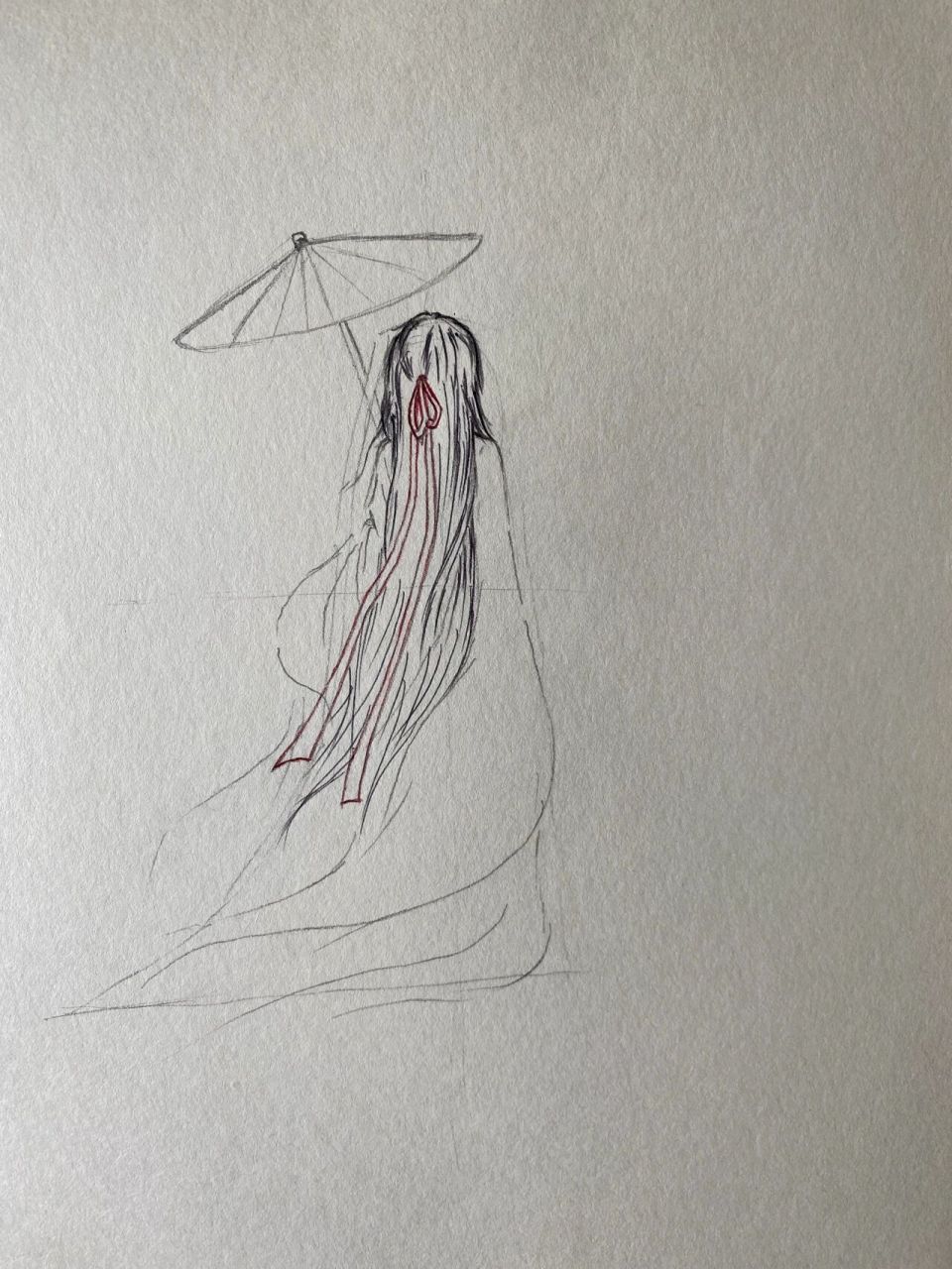 画画丨敲简单的古风小仙女背影教程75秒学会 今天是一期敲简单的