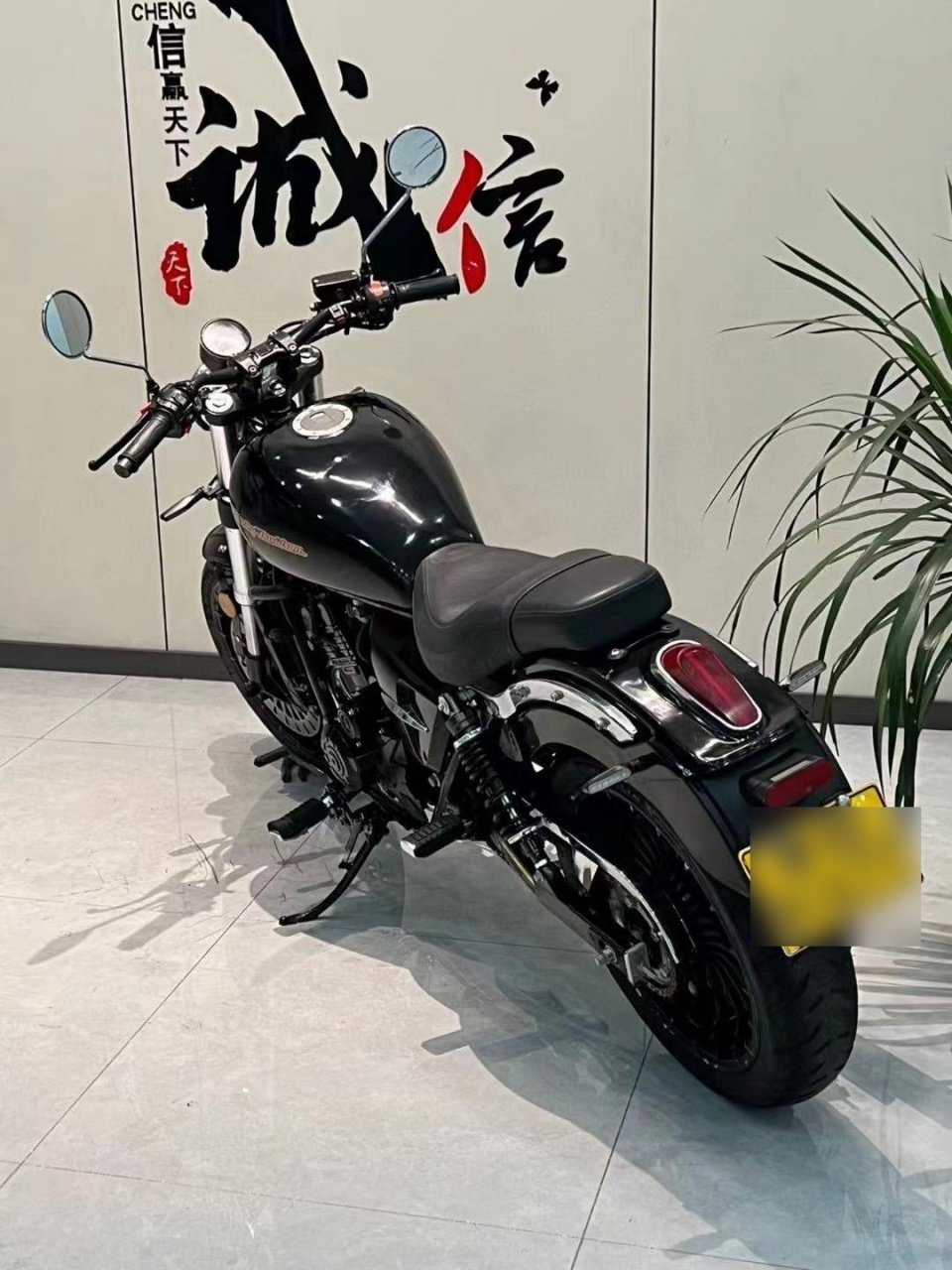 齐全到期了不想审了当裸车出了捡漏吧)双缸哈雷款印第安巡航太子来袭