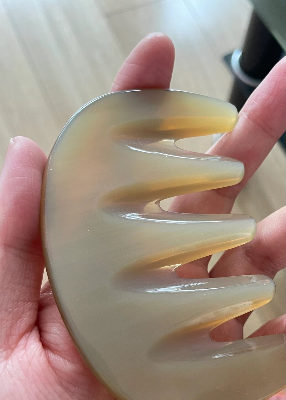 白水牛角梳真假 哦豁,迫不及待了!