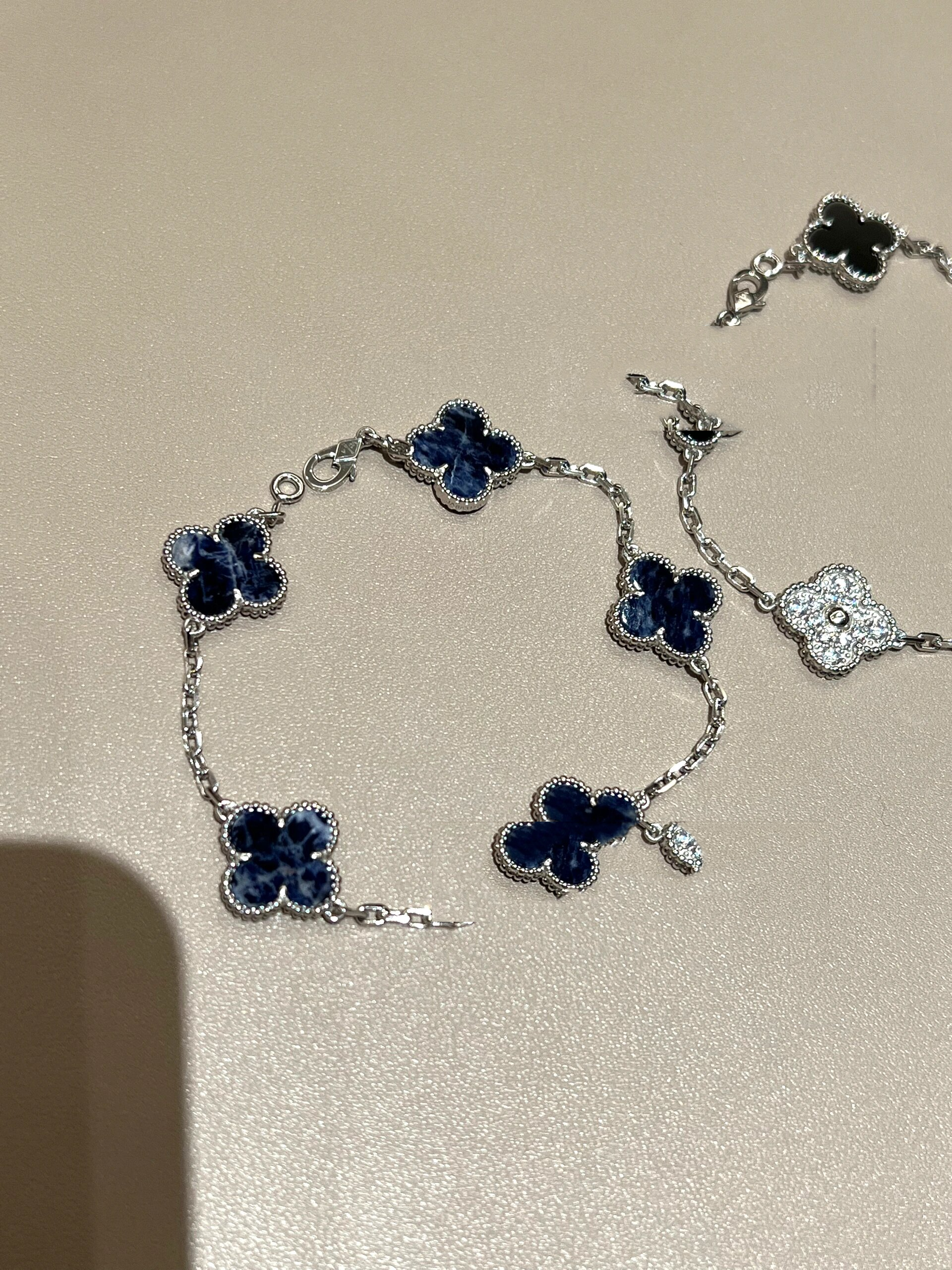 vca梵克雅宝五花手链78熊猫&彼得石