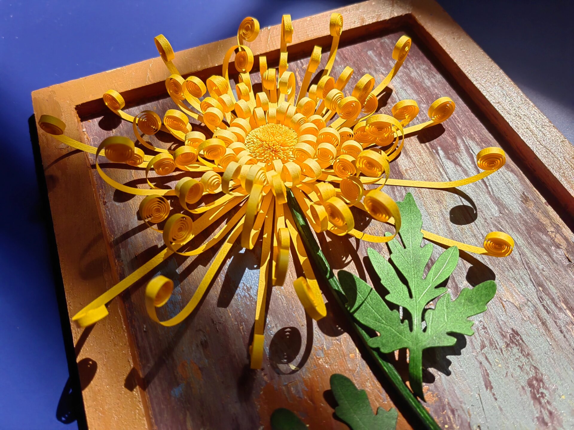 衍纸菊花 下节课一起来做菊花