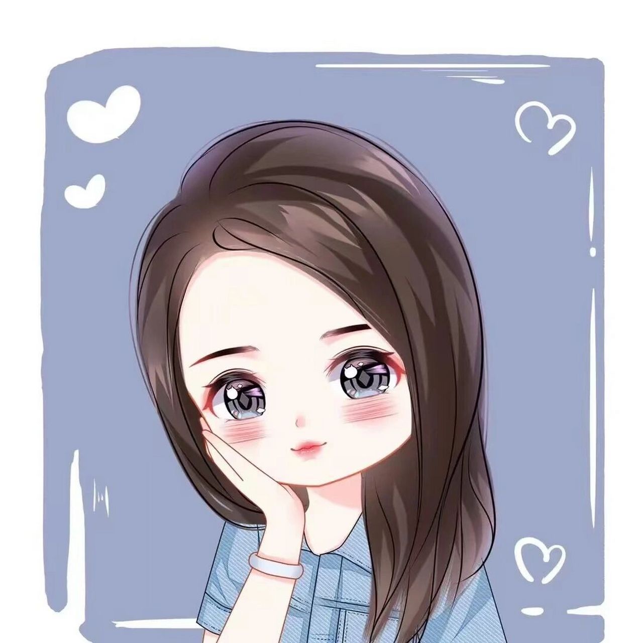 可爱女生卡通头像q版头像 好久不见,我又来了,可爱女生头像上一组,看