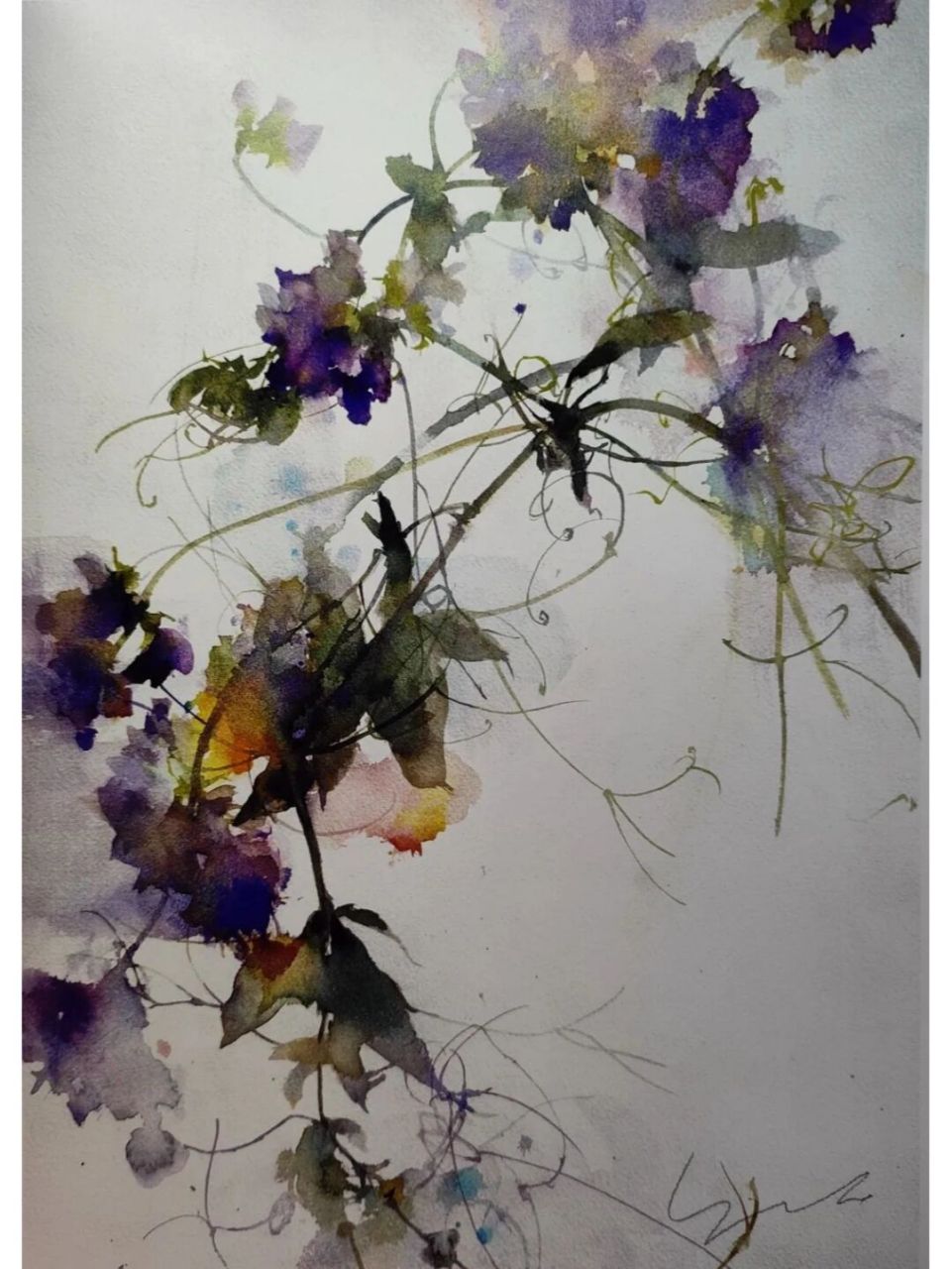 日本水彩画家永山裕子水彩作品欣赏 #绘画# #艺术# #水彩# #水彩静物