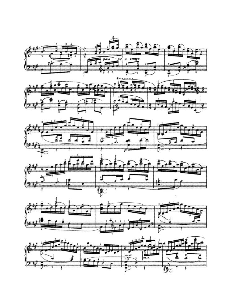 《浏阳河》钢琴谱