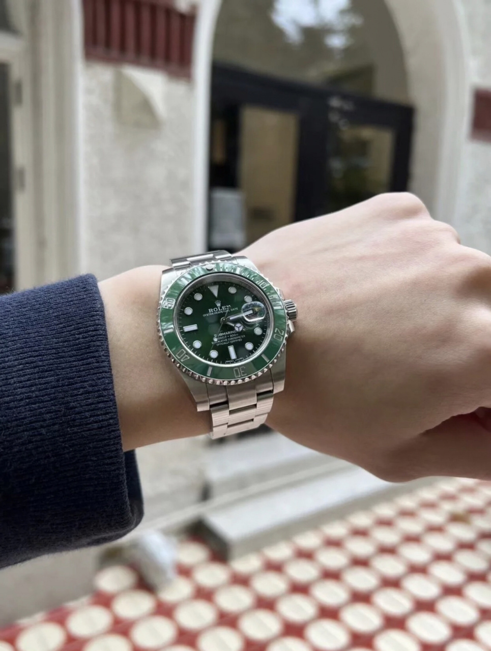 最火热的劳力士之二代绿水鬼 116610lv 这款劳力士的二代绿水鬼116610