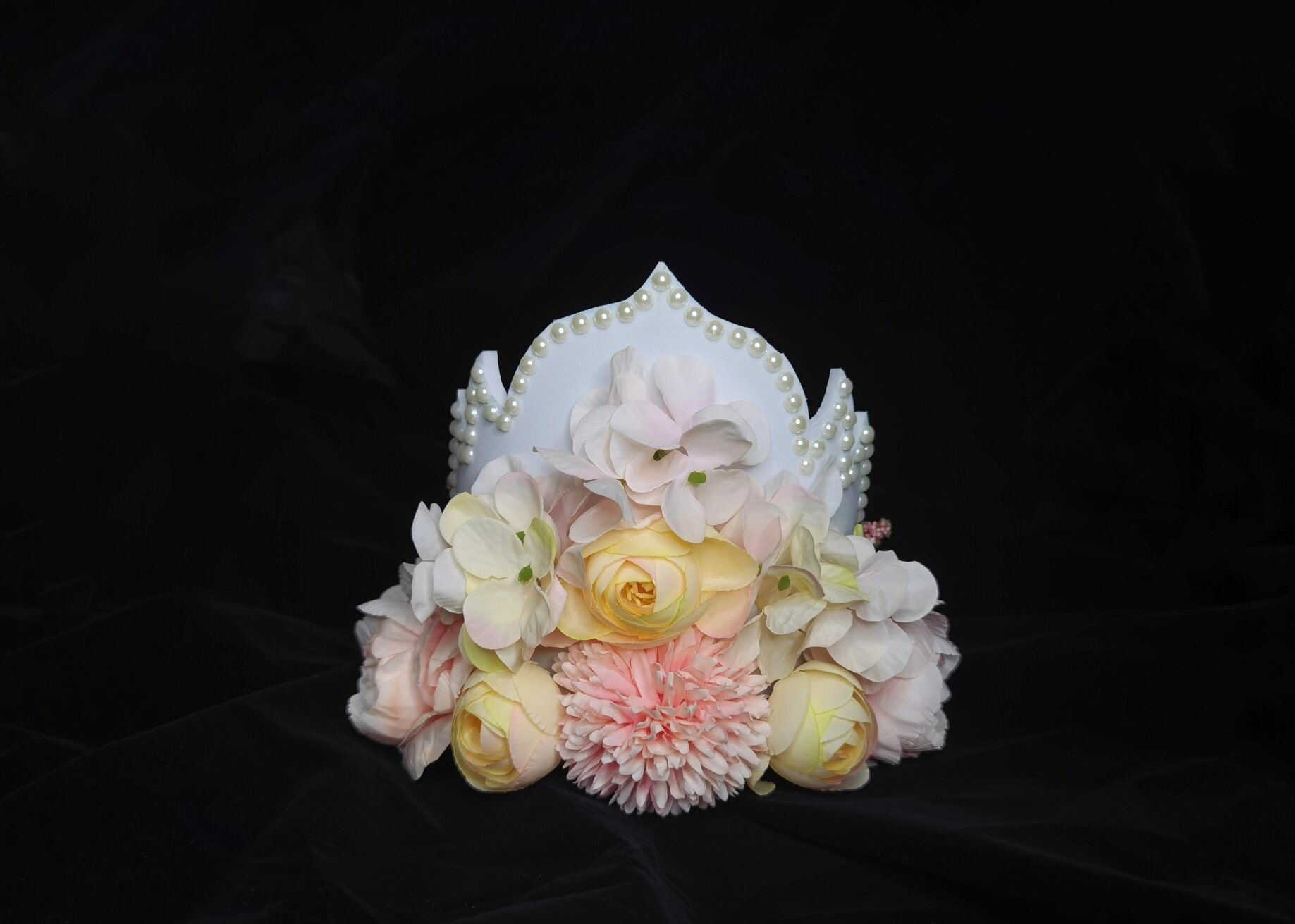 【宋制花冠】汉服头饰发饰发冠女仙手工制作