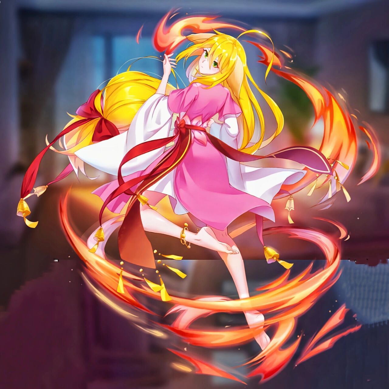 涂山红红&涂山雅雅一些 全身完整照 官方画风真的很好看,爱死了