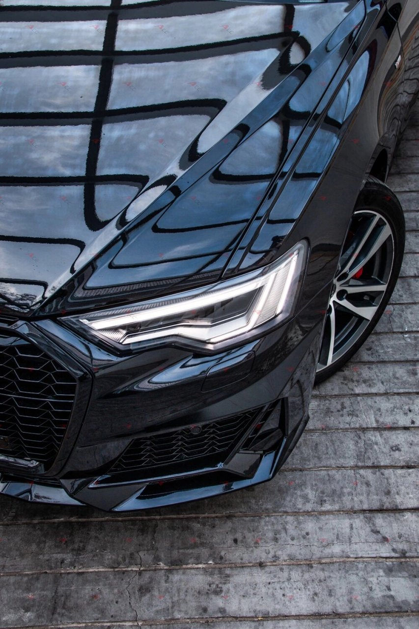 奥迪a6(c8)换装 mtm前包围 四出尾喉 外观换换风格 商务风变远动风