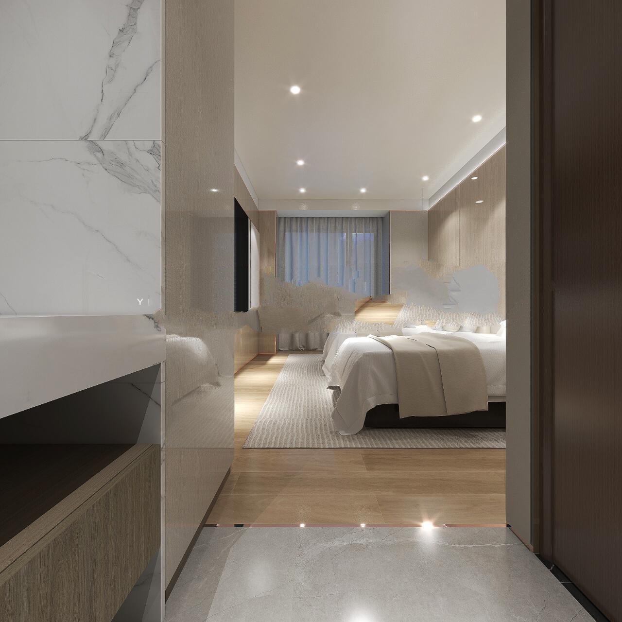 20平宾馆双人标间设计